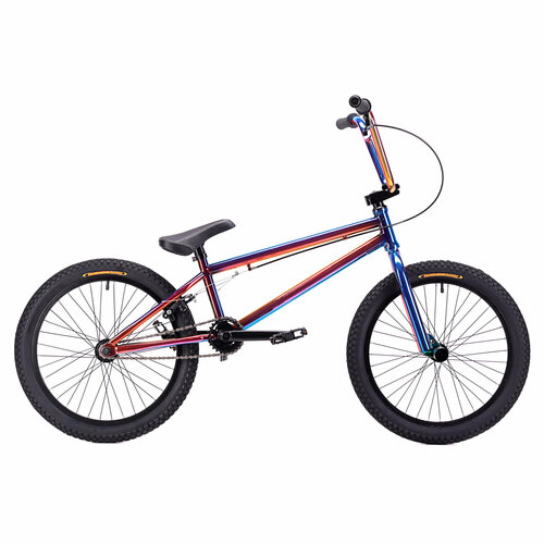 BMX 20 дюймов COMIRON Chameleon. Велосипед Трюковый. Цвет- Petrol Chameleon Metallic. Season-2024