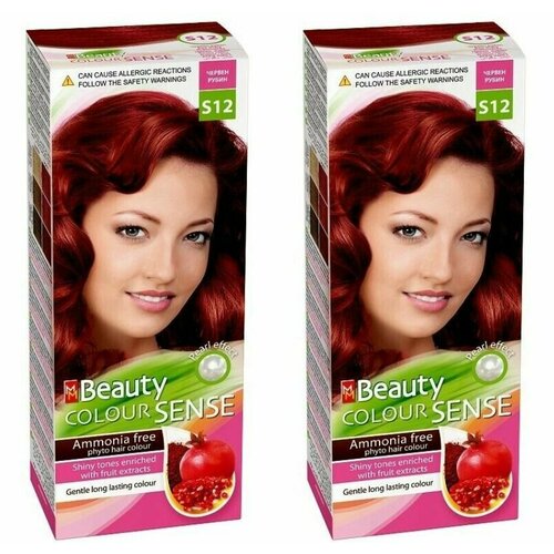 MISS MAGIC Краска для волос MM Beauty Color Sense тон S12 Красный рубин 2 шт 779₽