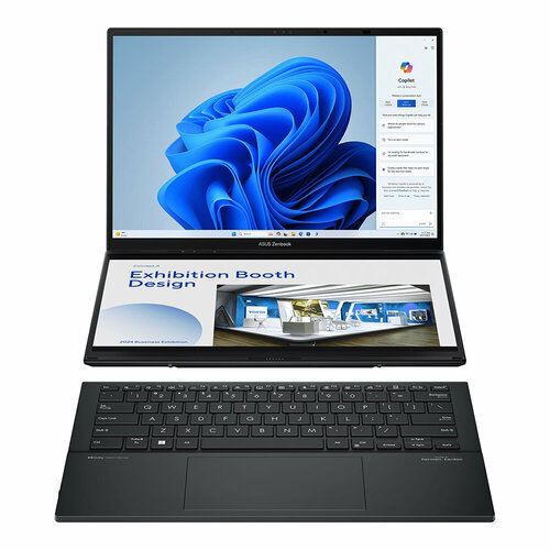 Ноутбук ASUS ZenBook DUO2024 UX8406MA-QL344X Ultra 9-185H32G1T SSD14x2 FHD1920x1200OLED TouchIntel ArcWin11 Pro Серый 90NB12U1-M00JE0 24674000₽
