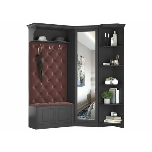 Прихожая в коридор угловая Классика 3 160120х220х40 128576₽