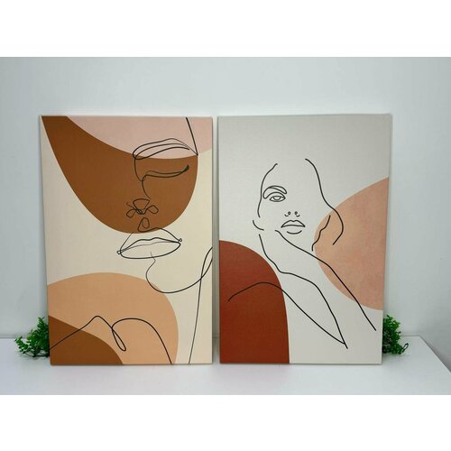 Красивые портрет в нежных тонах 40х60 2шт