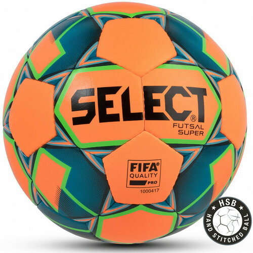 Мяч футзальный SELECT Futsal Super FIFA, р.4, FIFA Pro мяч футзальный select futsal samba v22 арт 1063460009 р 4 fifa basic белый красный зеленый