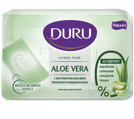 Duru мыло алоэ Hydro Pure 24шт по 110г