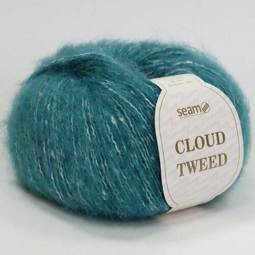 Пряжа Seam CLOUD TWEED 98127 мор. волна (2 мотка)