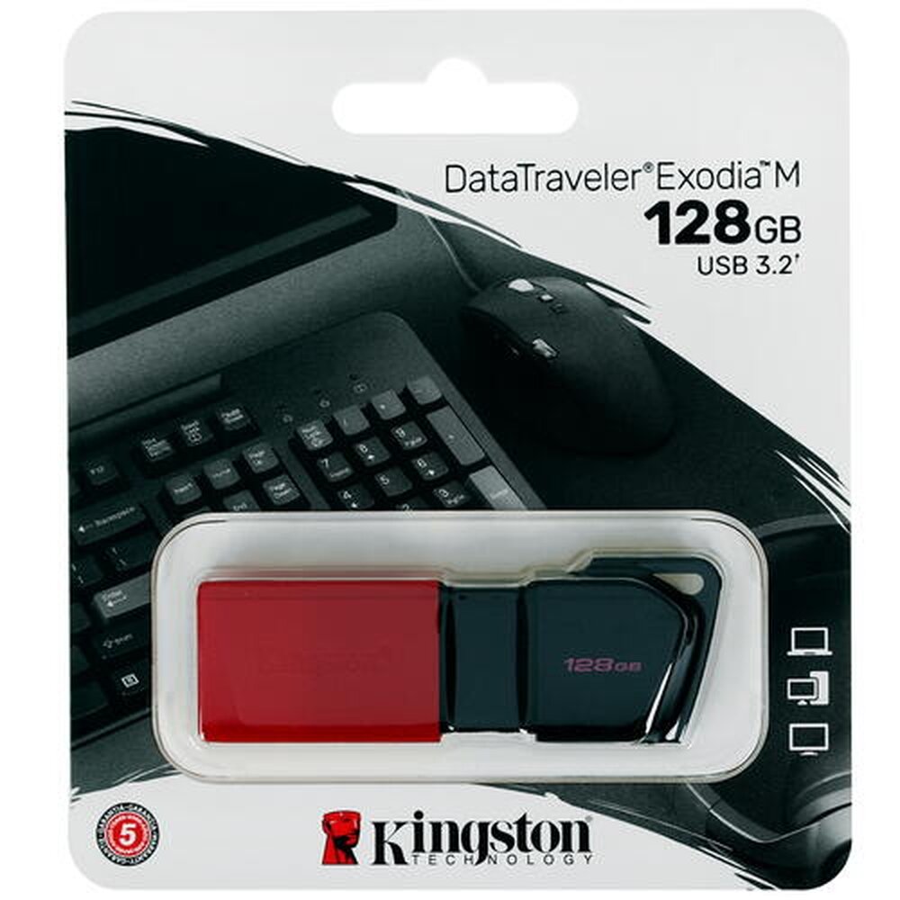 Память USB Flash 128 ГБ Kingston DataTraveler Exodia M [DTXM/128GB]