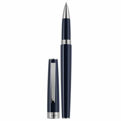 Ручка-роллер Montegrappa Armonia Dark Blue Steel. Артикул ARM-DB-RB