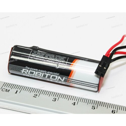 Батарейка ROBITON ER14505-DP AA 3,6В 2400 мА·ч с коннектором DP батарейка gopower er14505 aa 3 6v для охранной сигнализации