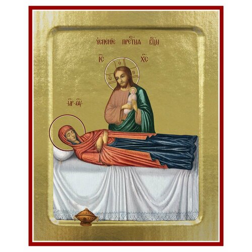 Икона Пресвятой Богородицы, Успения (Борисоглебская) (на дереве): 125 х 160