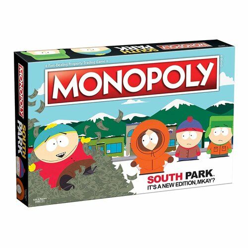 Hasbro. Настольная игра Монополия South Park (Южный парк) англ. язык