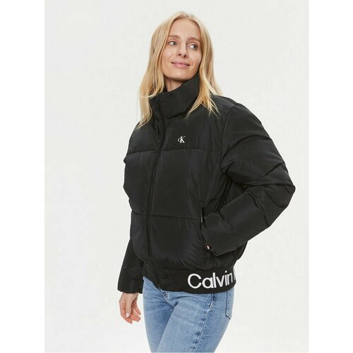 Куртка Calvin Klein Jeans, размер L [INT], черный куртка calvin klein jeans размер m [int] бежевый