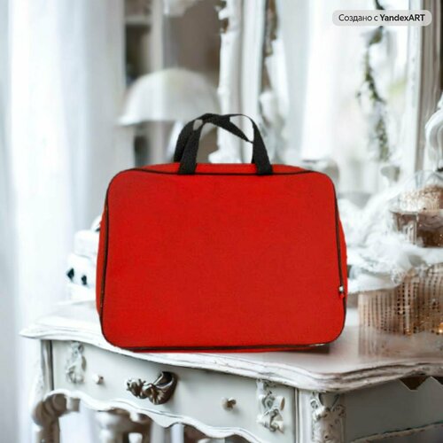 Сумка планшет KWELT фактура гладкая красный 590₽