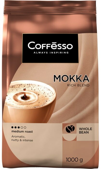 Кофе в зернах Coffesso Mokka 1кг