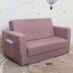 Бескаркасный диван детский раскладной для сна игровой Princess