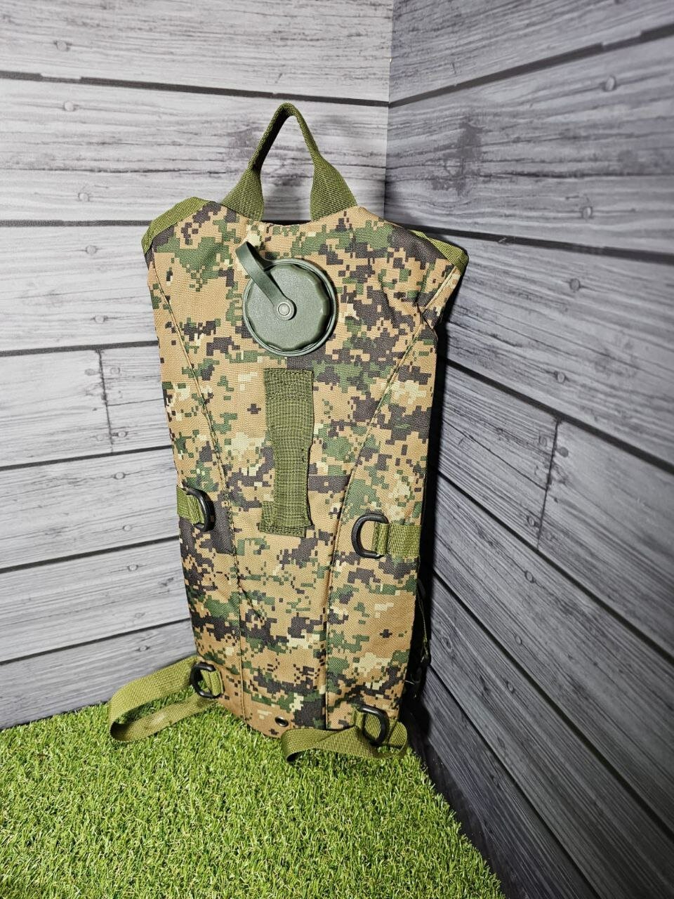 фото Гидратор (Питьевая система для рюкзака) HYDRATION BACKPACK, арт WB002, цвет Зеленый