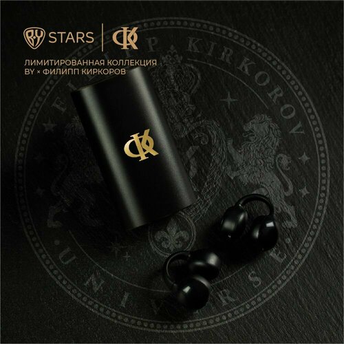 Наушники беспроводные Филипп Киркоров BY Каффы TWS 50300мАч BT53 черно-золотые 1999₽