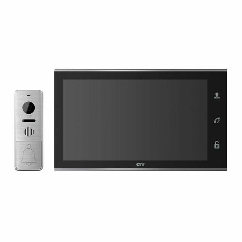 CTV-DP4105AHD (черный) комплект цветного видеодомофона ctv ctv dp4105ahd комплект цветного видеодомофона белый