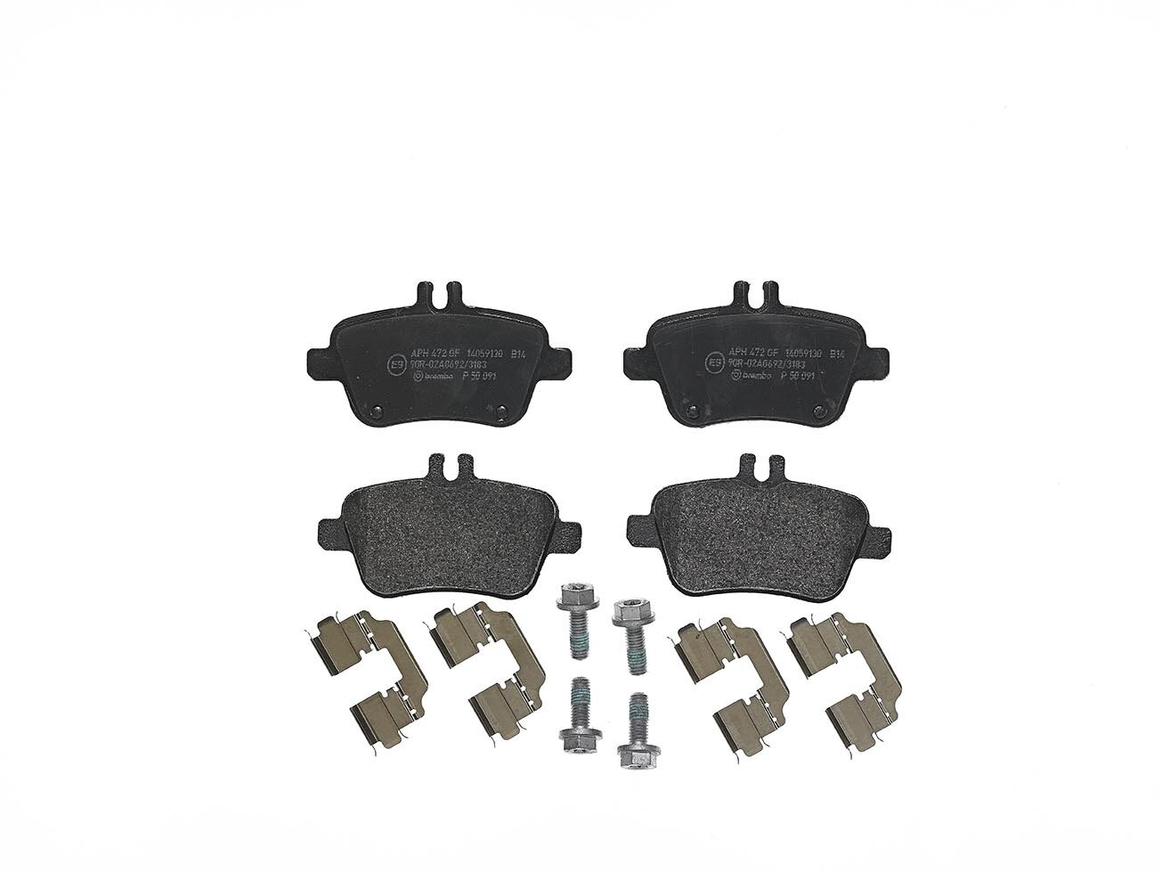 Колодки задние MB A-W176 B-W246 W264 CLA-C117 GLA-X156 SLKR172 BREMBO P 50 091