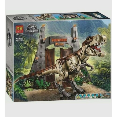 Конструктор 11338 Ярость Ти-Рекса 3156 дет. конструктор lego jurassic world 75936 ярость ти рекса 3120 дет