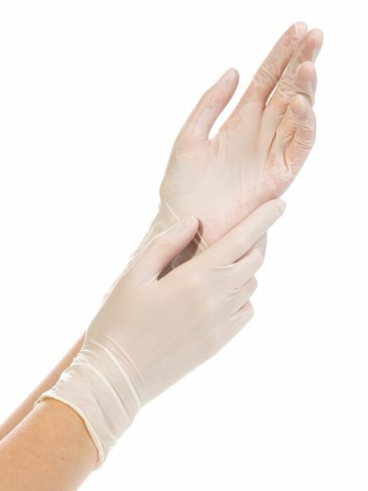 фото "Top Glove" - Латексные нестерильные перчатки размера L, 50 штук, Малайзия