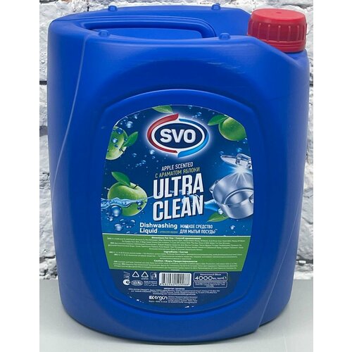 Средство для мытья посуды SVO Ultra Clean 4л с ароматом яблока 1200₽