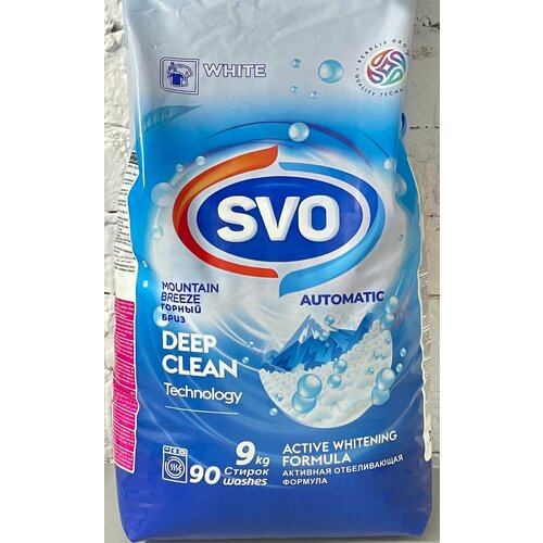 Стиральный порошок White SVO DEEP CLEAN Mountain Breeze 9кг 90 стирок 2250₽