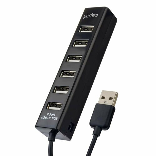 Perfeo Кабель-переходник адаптер USB-HUB 7 Port PF-H036 Black чёрный 99800₽