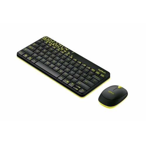 Комплект клавиатура и мышь Logitech MK240 Nano, только английская logitech mk240 920 008213