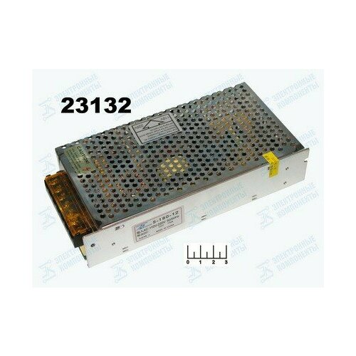 Блок питания 12V 15A 180W S-180-12 блок питания 180w 12v dc 15a бренд dled