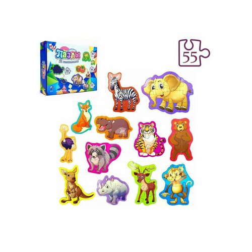 Пазл Животные 55 элементов ZYB-B3545-3 625₽