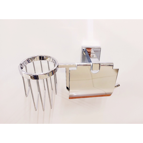 Держатель туалетной бумаги и освежителя хром DOMINCARE DC8903-1CR