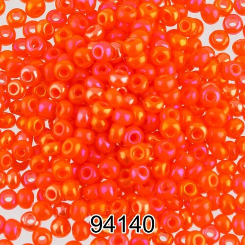 бисер круглый preciosa чехия 10 0 2 3 мм 500 г цвет 20060 ф096 лиловый Бисер круглый PRECIOSA Чехия, 10/0, 2,3 мм, 500 г, цвет 94140, ф322 оранжевый