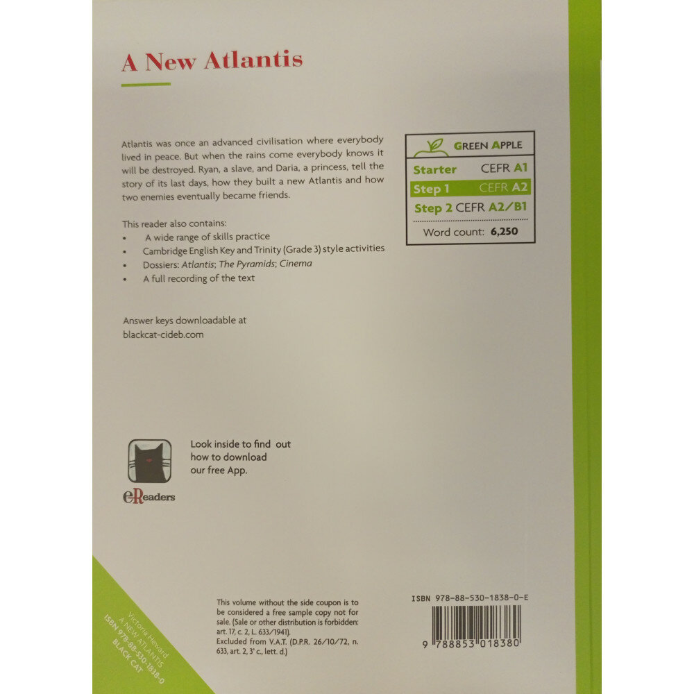 Heward Victoria "Green Apple 1: A New Atlantis with Free Audiobook" мелованная - фото №3