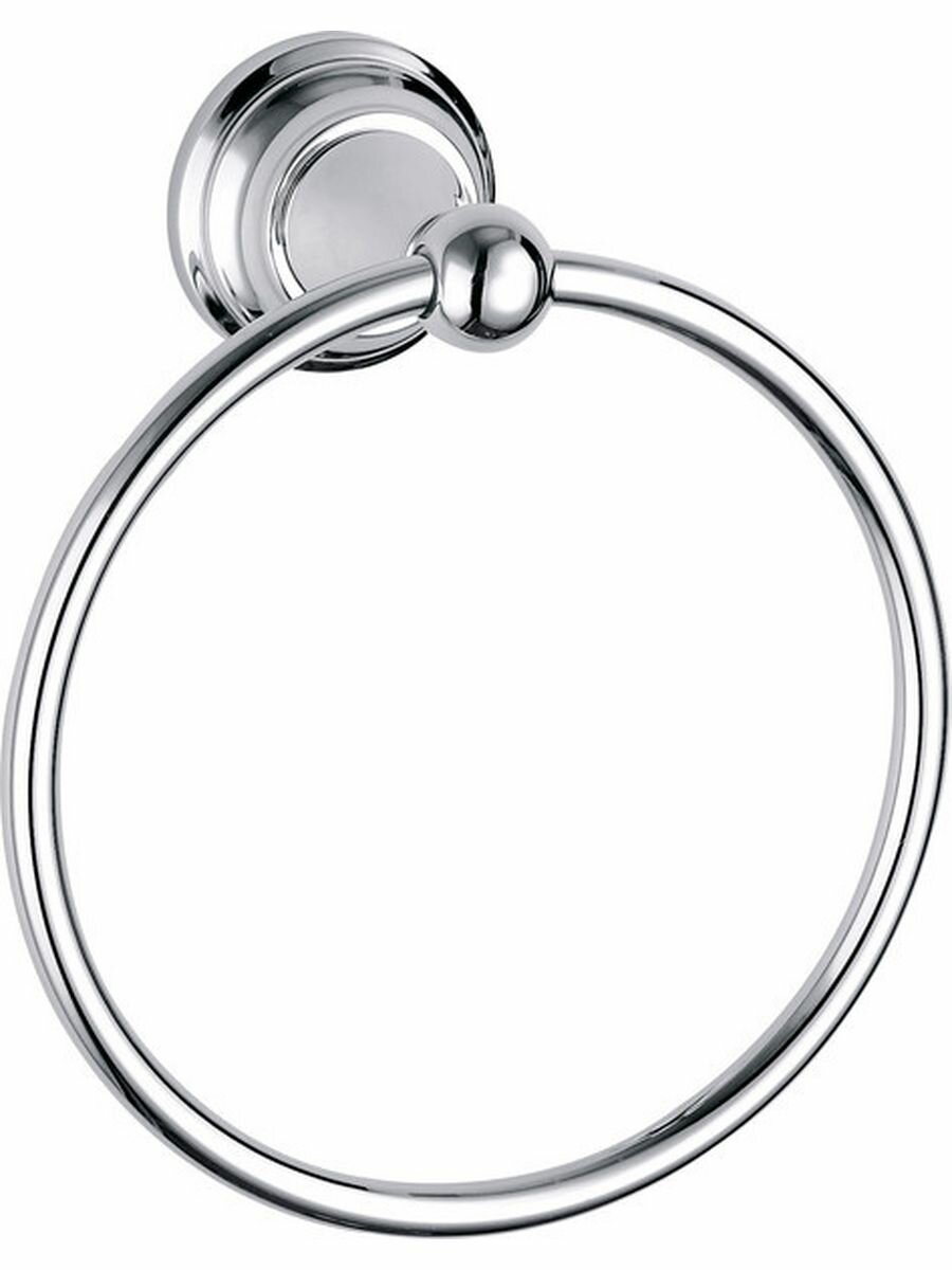 Полотенцедержатель кольцо, настенный, RAV SLEZAK MKA0104 цвет хром