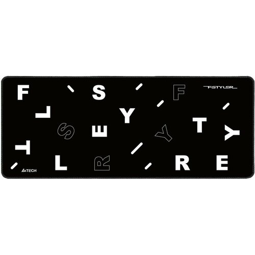 Коврик для мыши A4Tech FStyler FP75 XL черный/белый 750x300x2мм (FP75 BLACK) бархатный коврик для гольфа caiton премиум коврик для анализа и тренировок нескользящая резиновая основа аксессуары для игры в гольф