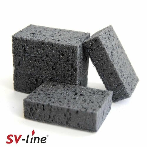 Губка для посуды крупнопористая серая 5шт 956428 SV-line FAMILY 157₽