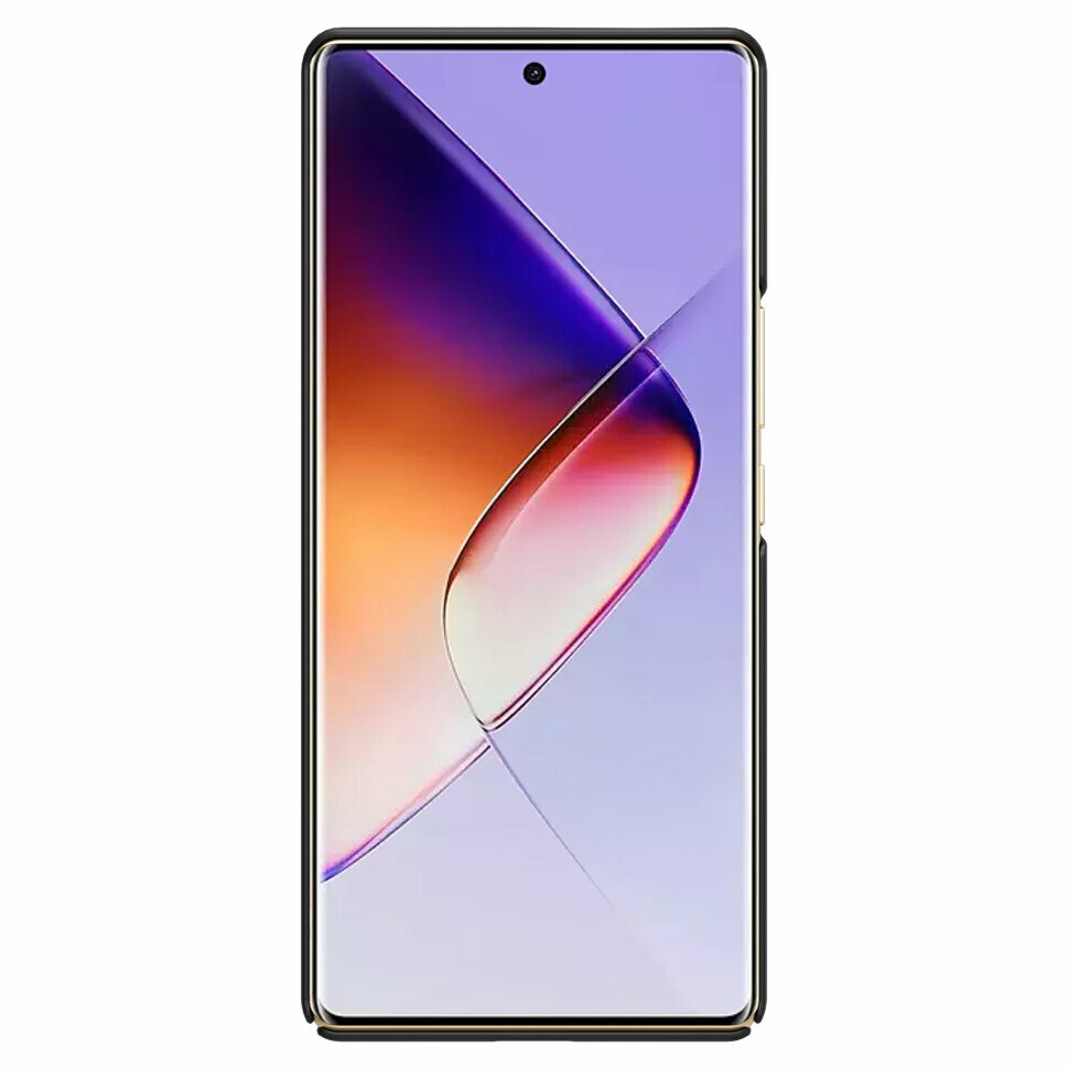 Накладка Nillkin Frosted Shield пластиковая для Infinix Note 40 Pro 5G / Note 40+ 5G Black (черная) — фото 1