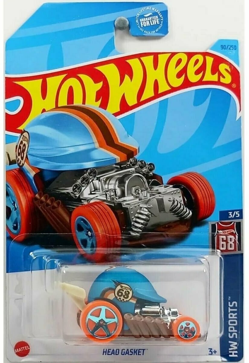 Hot Wheels Машинка базовой коллекции HEAD GASKET синяя 5785/HKH81
