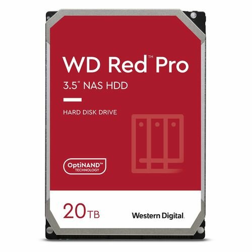 Жесткий диск WD Red Pro WD201KFGX, 20ТБ, HDD, SATA III, 3.5"