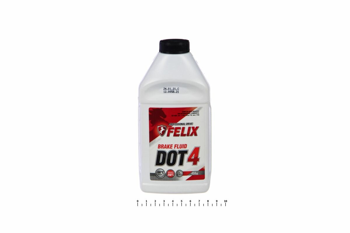 Тормозная жидкость DOT-4 FELIX 455 г "Тосол-Синтез" (г. Дзержинск)