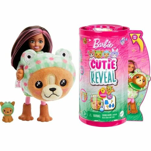фото Кукла barbie cutie reveal chelsea costume cuties series собачка hrk29
