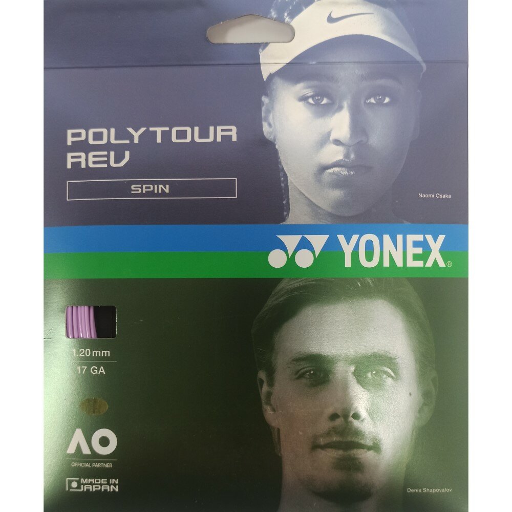 Струны Yonex POLY TOUR REV SPIN PURPLE (1.2мм / 12м)