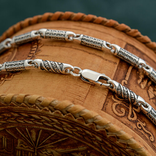 Цепь Леона, серебро, 925 проба, чернение, длина 50 см, средний вес 48 г, , серебро