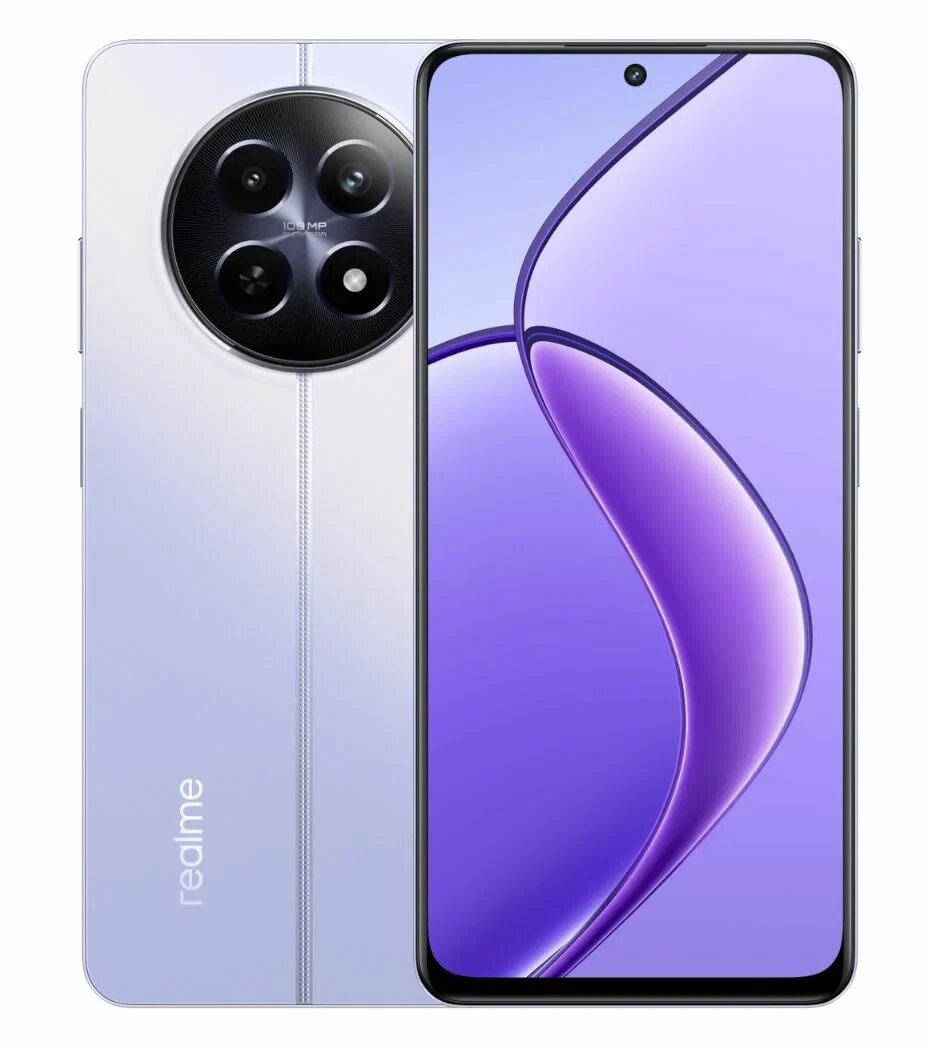 Телефон Realme 12 5G 8/256Gb сиреневый (RMX3999)