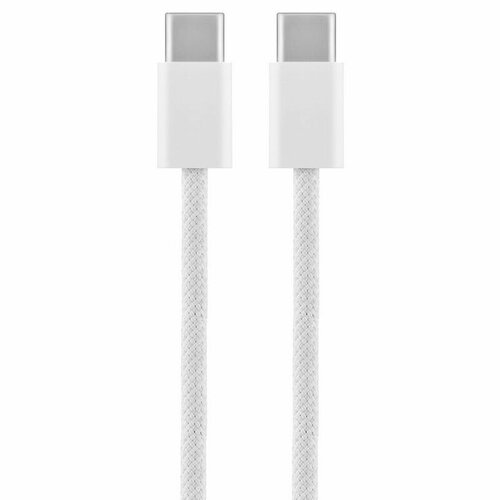 Кабель moonfish USB-C - USB-C 1 м нейлон светло-серый 3230₽