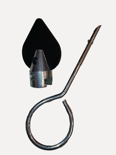 Изображение товара Комплект насадка "Пика" и разъединительный ключ для прочистных спиралей 16 мм. CROCODILE 50300-16-Н2