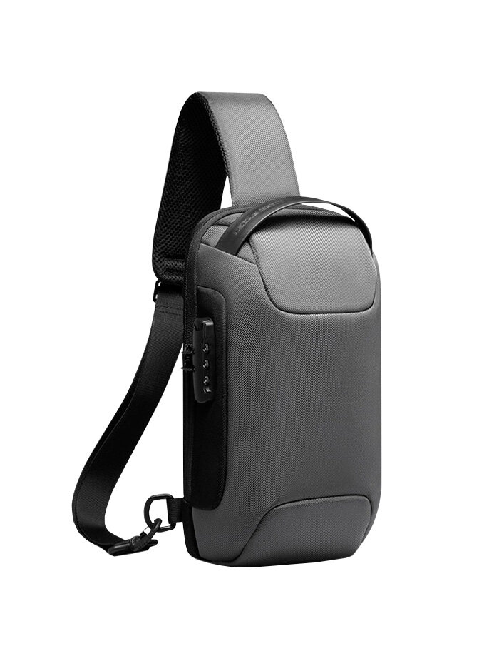 фото Рюкзак однолямочный с кодовым замком Mark Ryden MR7116 - Серый