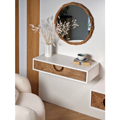 Подвесная консоль-туалетный столик