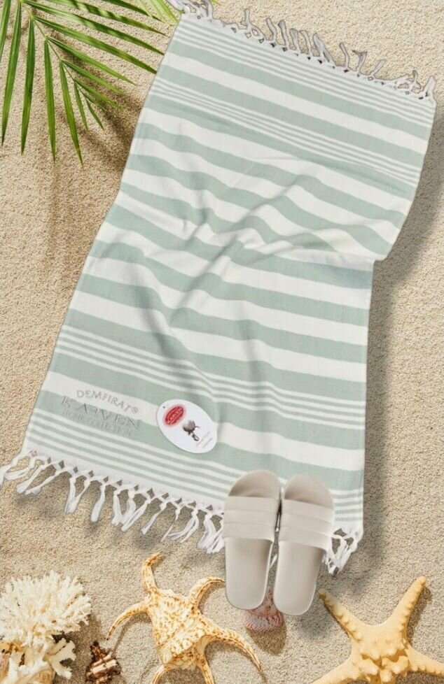 фото Полотенце пештемаль 3277 v2 голубой Karna (голубой), Полотенце 100x150