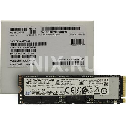 SSD Intel DC P4101 SSDPEKKA010T801