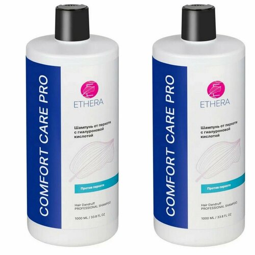 ETHERA Шампунь для волос Hair Dandruff профессиональный от перхоти с гиалуроновой кислотой 1000 мл 2 шт 1242₽